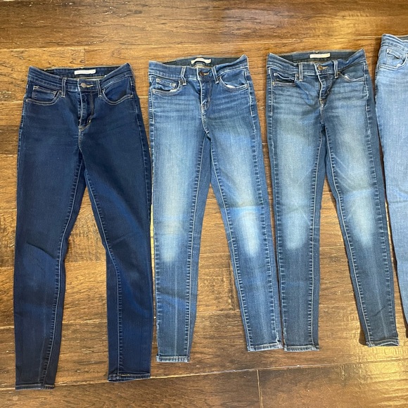 Levi’s Women’s W25 L28 Style 710/711/721 Skinny Jeans - Picture 2 of 14